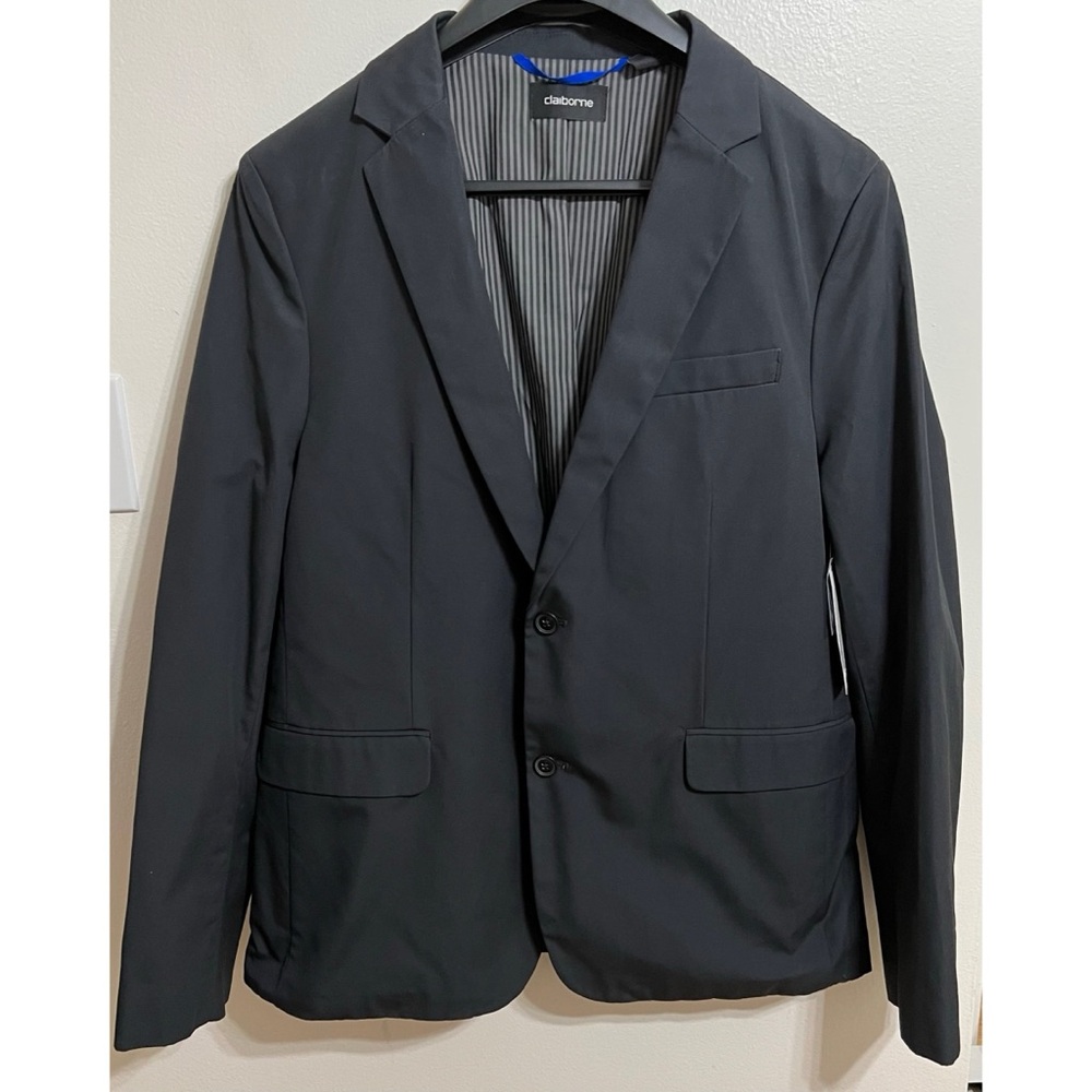 Claiborne Sports Jacket Galaxy Gray Size 44